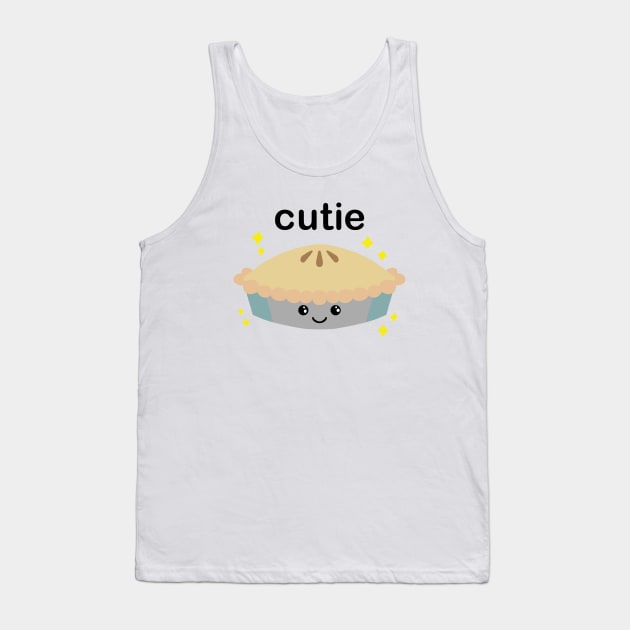 Cutie Pie (white) Tank Top by Cutie Pie Creations